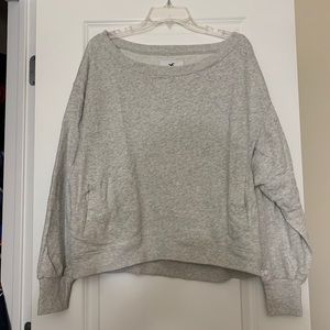 Oversized Crew Neck Sweatshirt